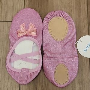 Arshiner Girls Ballet Slippers Dance Shoes with Elastic